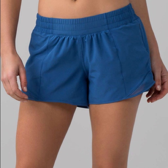 Lululemon Hotty Hot Short II, Long 4" Royal - Picture 3 of 9